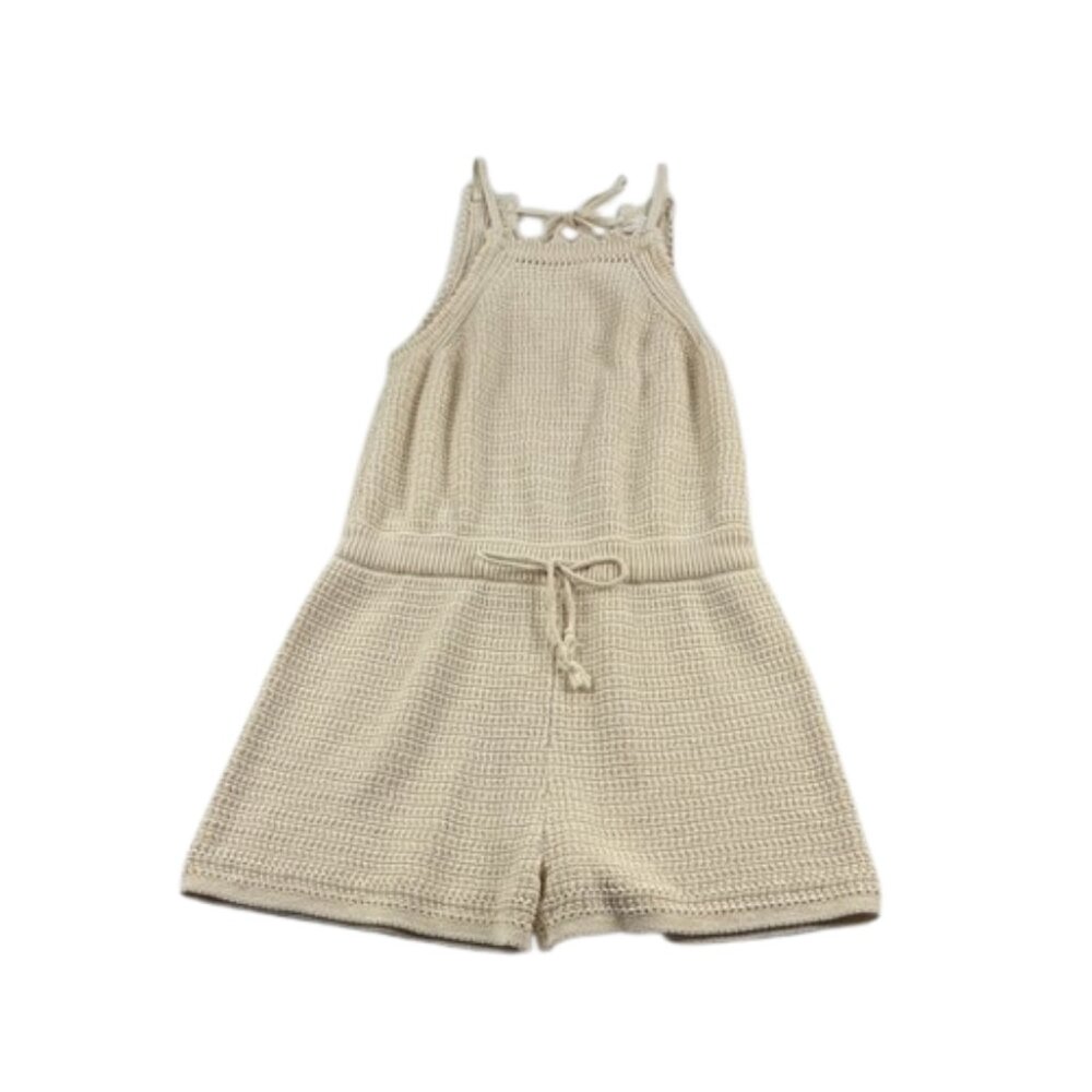 Universal Thread Crochet Romper Cream Women's Size L - Picture 2 of 9